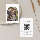 Hochzeitwebsite QR Code Foto UAWG Begleitkarte