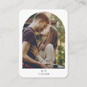Hochzeitwebsite QR Code Foto UAWG Begleitkarte (Rückseite)