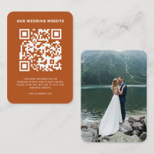 Hochzeitwebsite QR Code UAWG Earth Tones