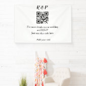 Hochzeitwebsite uAwg q r Code hinzufügen Namenstex Banner (InSitu)