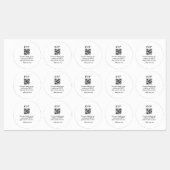 Hochzeitwebsite uAwg q r Code hinzufügen Namenstex Etiketten (Blatt)