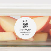 Hochzeitwebsite uAwg q r Code hinzufügen Namenstex Etiketten (Befestigt)