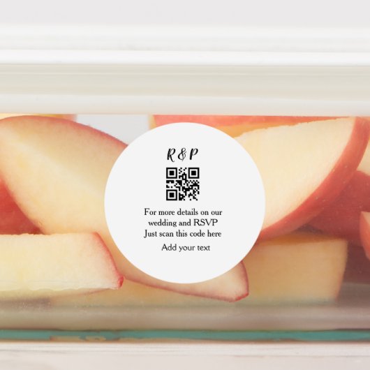 Hochzeitwebsite uAwg q r Code hinzufügen Namenstex Etiketten (Befestigt)