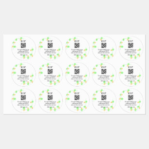 Hochzeitwebsite uAwg q r Code hinzufügen Namenstex Etiketten