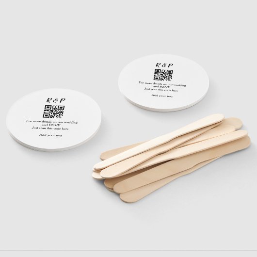 Hochzeitwebsite uAwg q r Code hinzufügen Namenstex Fächer (Non-assembled)