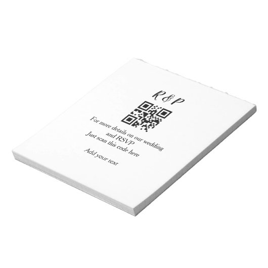 Hochzeitwebsite uAwg q r Code hinzufügen Namenstex Notizblock (Rotiert)
