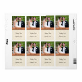 Hochzeitwein, Foto-Etikett (Vorne)