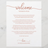 Hochzeitwochenende Begrüßungsreise Rose Gold (Vorderseite)