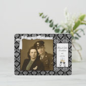 Hochzeitwochenverlängerung zum Jahrestag Einladung (Stehend Vorderseite)