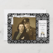 Hochzeitwochenverlängerung zum Jahrestag Einladung (Vorderseite)