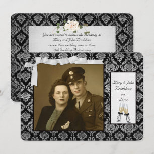 Hochzeitwochenverlängerung zum Jahrestag Einladung