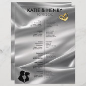 Hochzeitzeitlicher Elfenbeinseideneffekt bearbeitb (Vorne/Hinten)