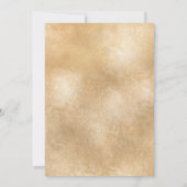 Hochzeitziel Jamaika Tropical Gold Karte (Rückseite)