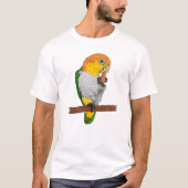 Hockender Caique T-Shirt (Vorderseite)
