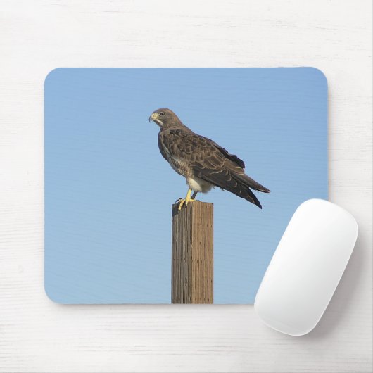 Hockender Raubvogel Mousepad (Mit Mouse)
