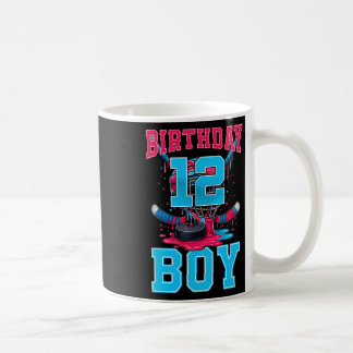 Hockey 12 Jahre alte Eiscreme-Drip 12. Geburtstag Kaffeetasse