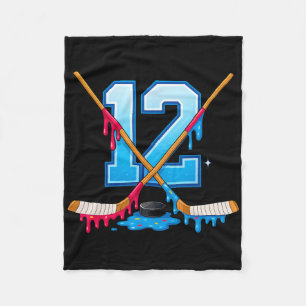 Hockey 12 Jahre alte Eiscreme tropft Jugend 12. Ge Fleecedecke