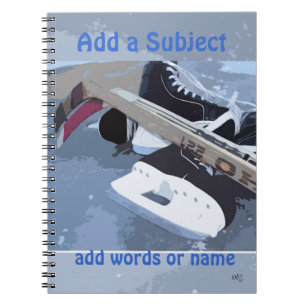 Hockey 2-Notebook Notizblock