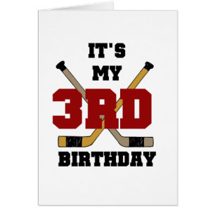 Hockey-3. Geburtstags-T-Shirts und Geschenke
