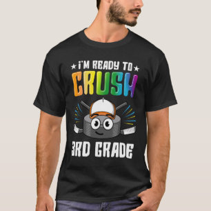 Hockey 3. Klasse Zurück zur Schule Jungen Kinder M T-Shirt