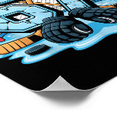 Hockey 67 Drip Ice Rink Gloves Meme Six Seven Srts Poster (Ecke)