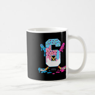 Hockey 6 Jahre alte Eiscreme tropft 6. Geburtstag Kaffeetasse