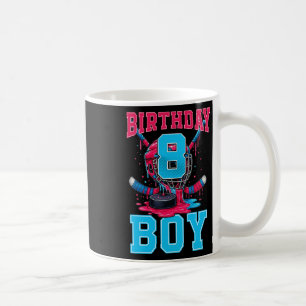 Hockey 8 Jahre alte Eiscreme tropft 8. Geburtstag Kaffeetasse