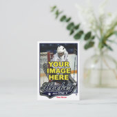 Hockey All Star - Goalie Stats Telefonnummerkarte (Stehend Vorderseite)