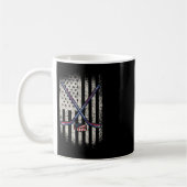 Hockey American Flag - Usa Ice Hockey Kaffeetasse (Links)