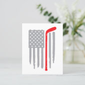 Hockey-Amerikanische Flagge (Stehend Vorderseite)