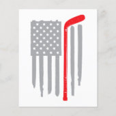 Hockey-Amerikanische Flagge (Rückseite)