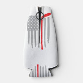 Hockey-Amerikanische Flagge Flaschenkühler (Rückseite)