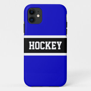 HOCKEY Athletic Royal Blue White Sporpes Case-Mate iPhone Hülle