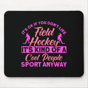 Hockey auf dem Feld ist eine Art cooler Sport für  Mousepad