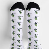Hockey Außerirdischer Socken (Oben)