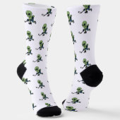 Hockey Außerirdischer Socken (Gewinkelt)