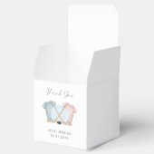 Hockey baby shower, ice hockey gender reveal, geschenkschachtel (Geöffnet)