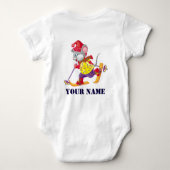 Hockey Baby Strampler (Rückseite)