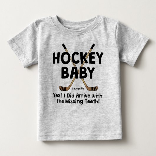 Hockey Baby Vermisst Teeth Baby Baby T-shirt (Vorderseite)
