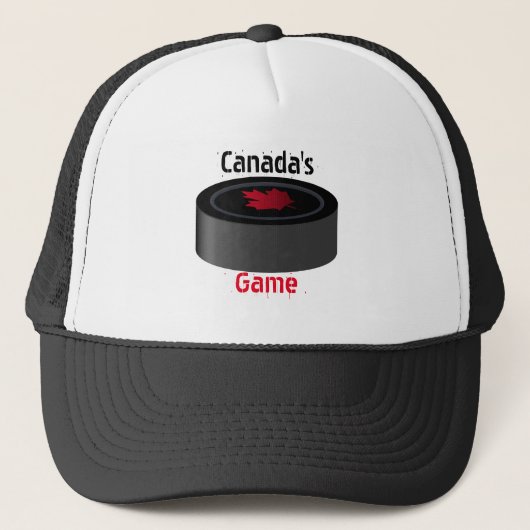 Hockey Ball Hat Truckerkappe (Vorderseite)