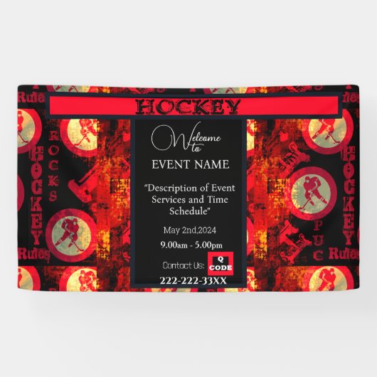 HOCKEY BANNER (Horizontal)