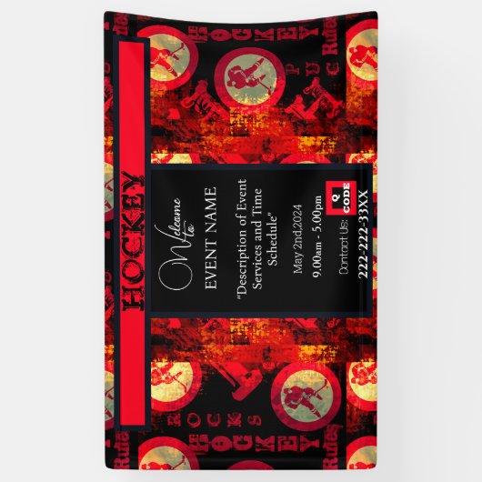 HOCKEY BANNER (Vertikal)