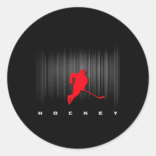 Hockey-Bekleidung - Hockey _1 Runder Aufkleber