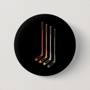 Hockey-Bekleidung - Hockey-Eishockey-Spieler-Gesch Button