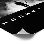 Hockey-Bekleidung - Hockey-Eishockey-Spieler-Gesch Poster (Ecke)