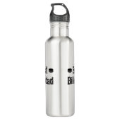 Hockey Best Billet Vater Edelstahlflasche (Rückseite)