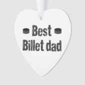 Hockey Best Billet Vater Ornament (Vorderseite)