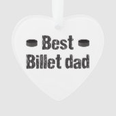 Hockey Best Billet Vater Ornament (Vorderseite)