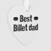 Hockey Best Billet Vater Ornament (Vorderseite)