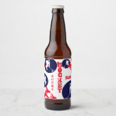 Hockey Bierflaschenetikett (Vorderseite)